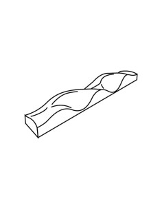 MOLDE PVC TURRÓN TU500 200x40x20mm (2ud)
