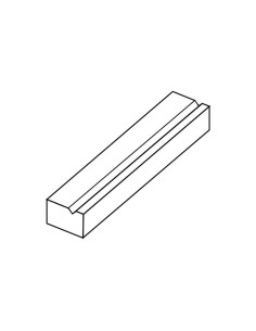 MOLDE PVC TURRÓN TU514 200x40x20mm (2c)