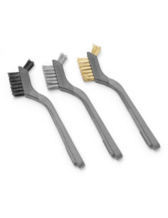 CEPILLO METALICO JUEGO 3 NYLON-INOX-LATON 178 mm