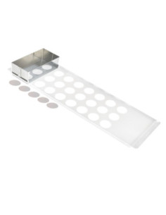 REPARTIDOR INOX 160X90X80mm DISCOS CHOCOLATE