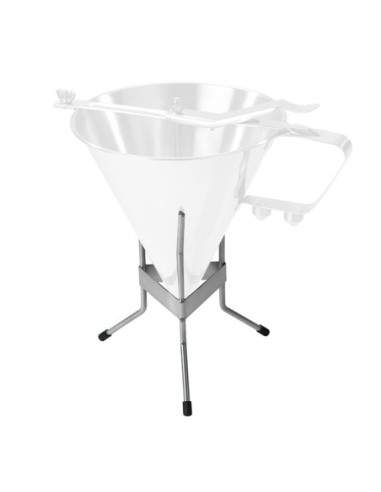 SOPORTE INOX EMBUDO AUTOMÁTICO