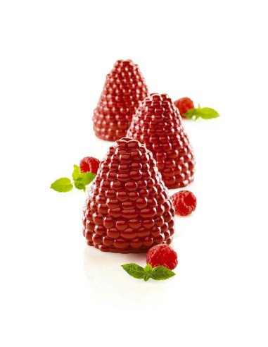 MOLDE MORA & LAMPONE 110Silikomart Monoporciones MOLDE MORA & LAMPONE 110Silikomart Monoporciones