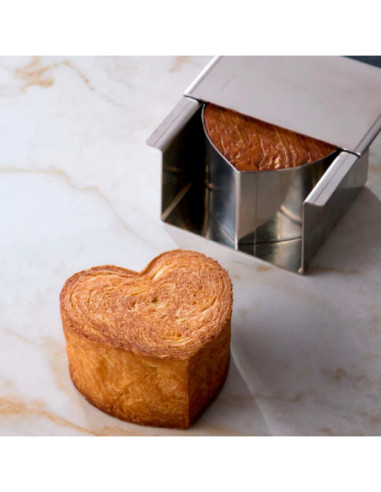 MOLDE HEART 80x70 xh50mm GEOMETRIC CROISSANT