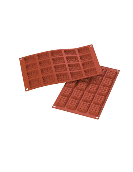 MOLDE DE SILICONA SF147 MINI WAFFEL SQUARE