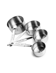 JUEGO DE 4 CAZOS DE MEDIDA INOX