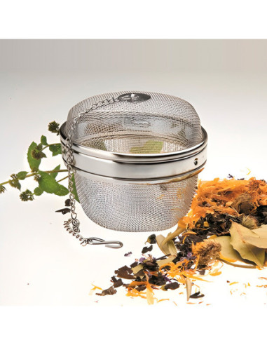 BOLA MALLA 11cm INFUSIONES P. ESPECIAS INOX