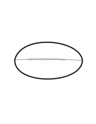 MOLDE PVC PELOTA RUGBY D106x172mm
