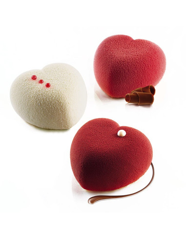 MOLDE CORAZÓN AMORINI 100Silikomart Monoporciones