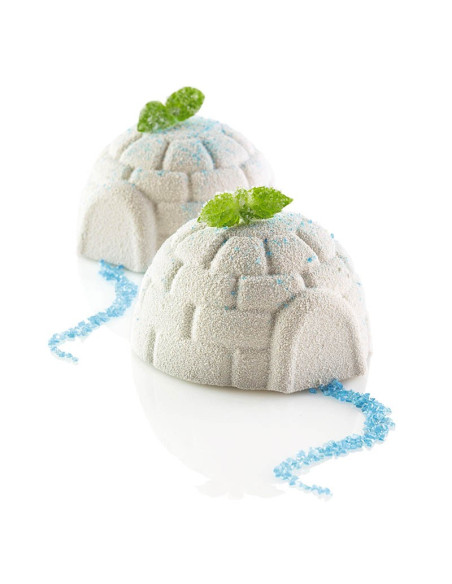 MOLDE IGLOO D38xH42mm 115mlSilikomart Monoporciones