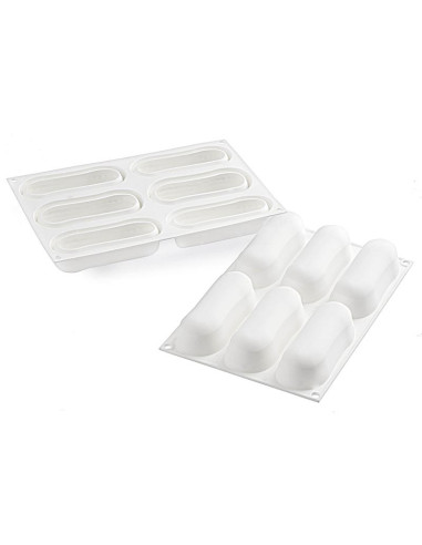 MOLDE ECLAIR140 Silikomart Monoporciones MOLDE ECLAIR140 Silikomart Monoporciones