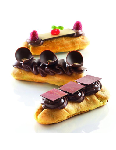 MOLDE ECLAIR140 Silikomart Monoporciones MOLDE ECLAIR140 Silikomart Monoporciones
