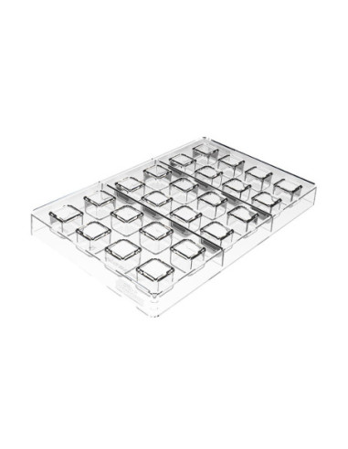 Kit Cubo 01 molde tritan + silicona Silikomart-2