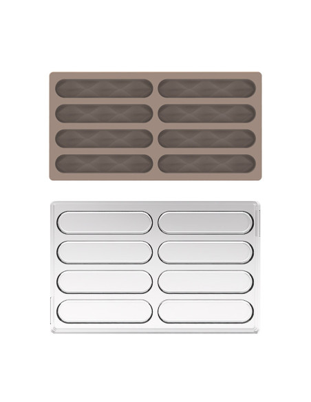 Molde Silikomart Tritan+Silicona Bar Sisma (8 c)-3