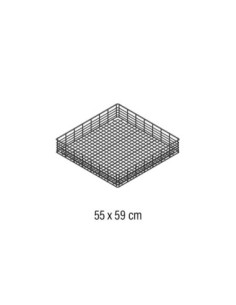 CESTO PLANO 55x69 inox para CG-60 2