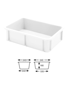 CUBETA BLANCA 595x395x165 mm -25l