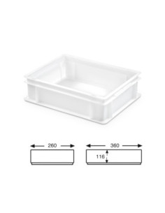 CUBETA 400x300x120 CERRADA 11l