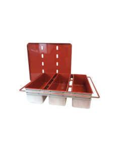 BATERIA 3 PAN MOLDE 20x10x10cm + CAUCHO