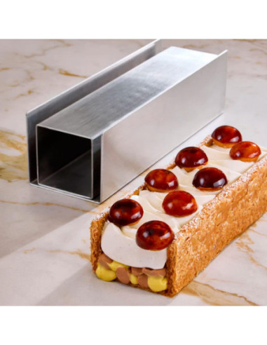 KIT PUFF PASTRY ALU. 15/10 250x76xh69 mm + TUBO-2