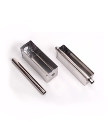 MOLDE CAKE CON TUBO 19x4.7x6cm INOX 