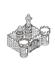 M. PVC PARED CASTILLO 100/111X80x5mm (2i) 2