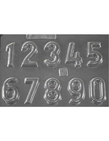MOLDE PVC NUMEROS 35 mm