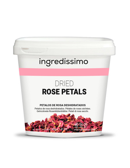 PÉTALOS ROSAS DESHIDRATADOS ENVASE 40 g
