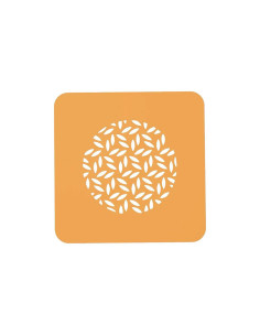 MOLDE STENCIL FOGLIA 160x160mmPlantillas decoración 2