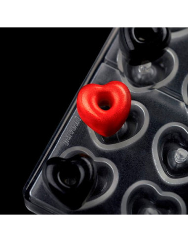 Molde bombones PC55 Iconic Heart 21 cavidades-2