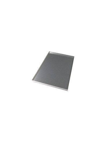 BANDEJA 30x40x1cm 4L e.1.2 ALUMINIO PLEGADA4 Lados