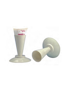 SOPORTE PLÁSTICO PARA MANGAS altura 23cm