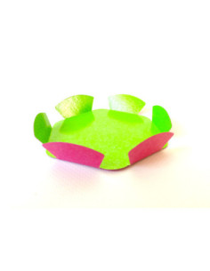 LENGÜETA REDONDA D8cm ANÍS/FUCSIA (200u)