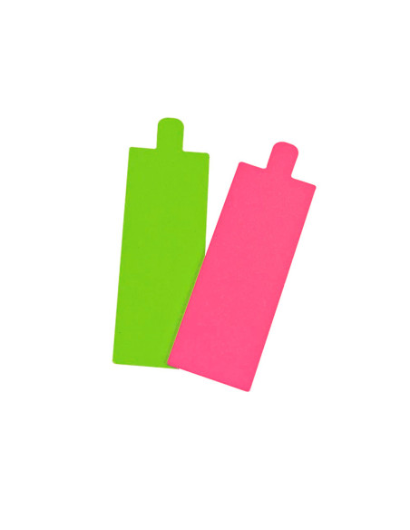 LENGÜETA RECTANGULAR 13x4,5cm FUCSIA/ANÍS (200u)