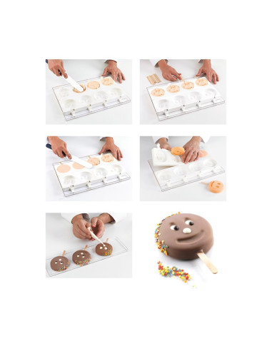 MOLDE STECCO FLEX GEL07 MR FUNNY (2pz)Stecco Flex