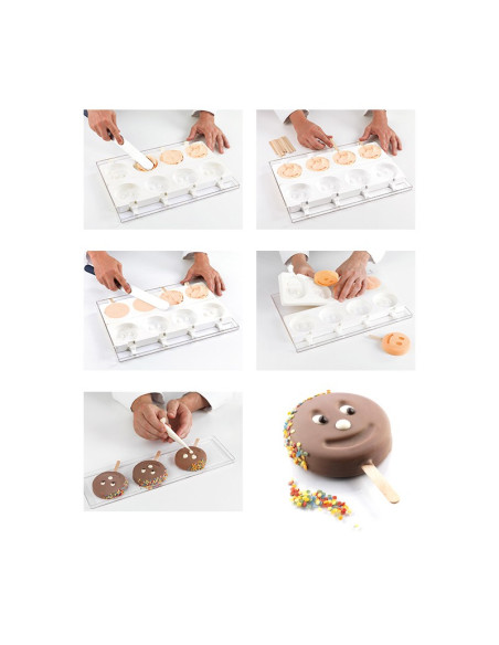 MOLDE STECCO FLEX GEL07 MR FUNNY (2pz)Stecco Flex