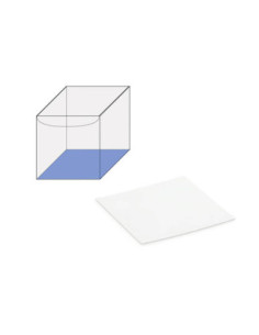 FONDO 90x90mm PK(10u) BLANCO/AZUL