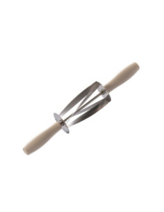 RODILLO 96x153mm CORTA CROISSANTS INOX 2