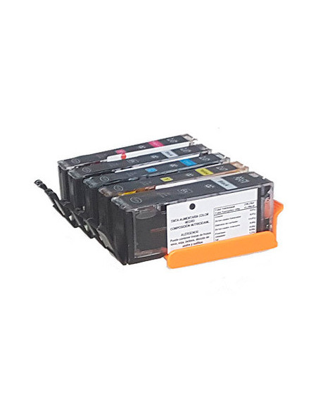 CARTUCHOS CLI581+CLI580  TINTA ALIMEN. 9ªGEN.