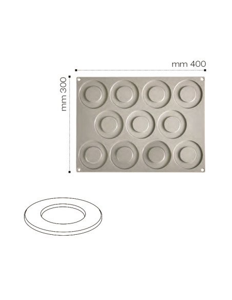 MOLDE GOURMAND ANNELLO PICCOLOGourmand 30x40