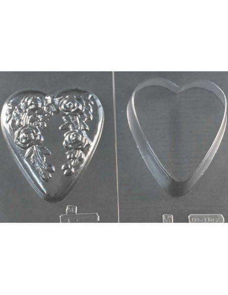 MOLDE PVC CORAZÓN GRABADO 115x115mm-1