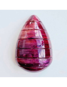 MOLDE HUEVO 1/2 RAYADO 150x100mm 2c 2