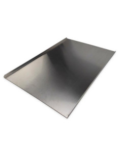 BANDEJA 2 LADOS 600x400xh10mm ALUMINIO e.1.5mm