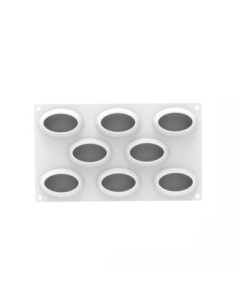 M. OVAL 80 80x52xh.30mm 8c 80ml +CUTTER 2