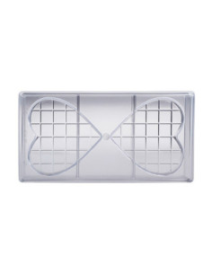 MOLDE M282 TABLETA CORAZÓN 111,5x111,5xh5mm 2P 50g