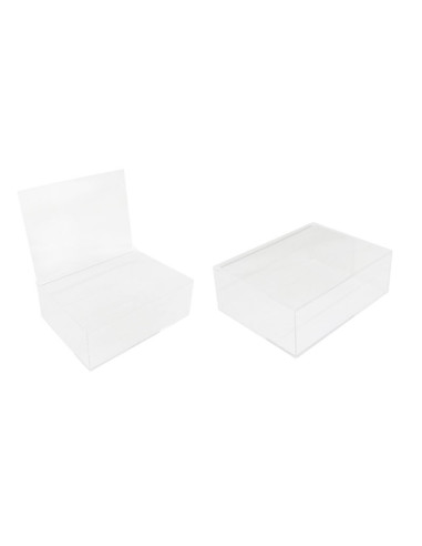 CAJA EXPOSIT. 240x180x80 mm METACRILATO TAPA+BISAGExpositores