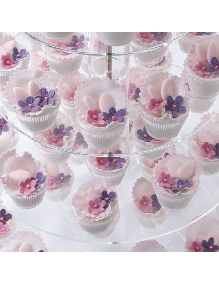 EXPOSITOR REDONDO PLEXIGLAS DE 5 ESTANTESExpositores