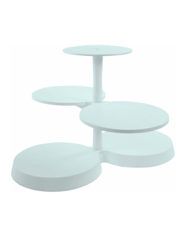 PRESENTADOR 5 ESTANTES D28cm(2) D27(2) D23 BLExpositores