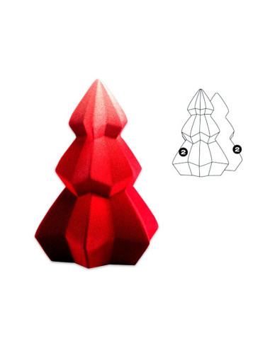 MOLDE PVC KT151 ALBERO CRYSTAL D145xh200mmTermoformado
