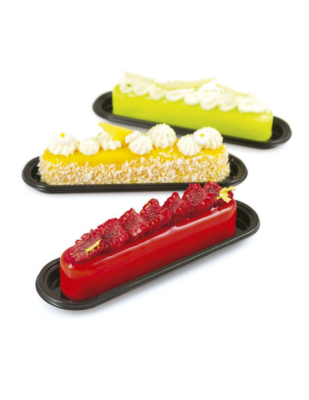 MOLDE FASHION ECLAIR 80 ( 10p )Silikomart Monoporciones