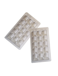 MOLDE PVC TABLETA 100 gr. (5) RECTÁNGULO 150x70mm