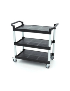 CARRO DE SERVICIO EN PLÁSTICO Y ALUMINIO 2